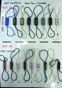 Sigilli per cartellini – KLIPS 01