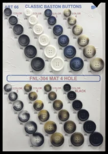 Polyesterknappar – T 66, FNL-304