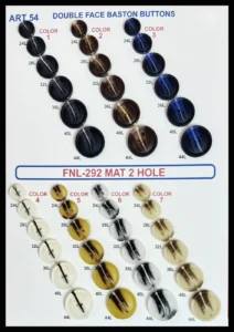 Polyesterknappar – AR 54, FNL-292