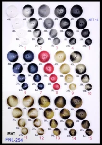 Polyesterknappar – art. 16: FNL-254