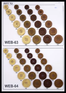 Polyesterknappar – WEB-63, WEB-64