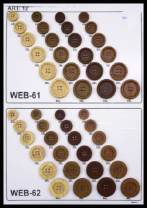 Polyesterknappar – WEB-61, WEB-62