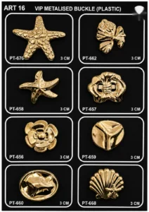 Išskirtiniai metaliniai aksesuarai – art. 16: PT-658, PT-660, PT-662, PT-657, PT-668