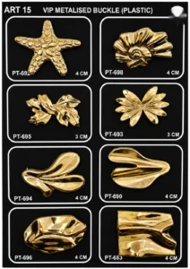 Išskirtiniai metaliniai aksesuarai – art. 15: PT-696, PT-690, PT-683