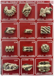 Išskirtiniai metaliniai aksesuarai – art. 06: ARK-47, ARK-50, ARK-53, ARK-56, ARK-48, ARK-51 …