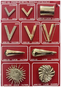 Išskirtiniai metaliniai aksesuarai – art. 10: ARK-92, ARK-95, ARK-98, ARK-93, ARK-96, ARK-94 …