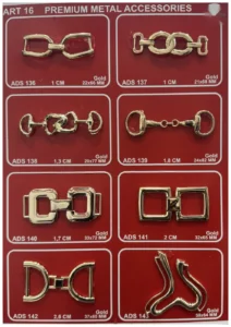 Išskirtiniai metaliniai aksesuarai – art. 16: ADS 136, ADS 138, ADS 140, ADS 142, ADS 137, ADS 139 …