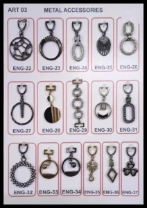 Išskirtiniai metaliniai aksesuarai – art. 03: ENG-22, ENG-27, ENG-32, ENG-23, ENG-28, ENG-33 …