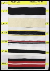 Trükitud paelad – art. 46: WT-126, WT-129, WT-130