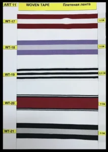 Trükitud paelad – WR-17, WT-18, WT-19, WT-20, WT-21
