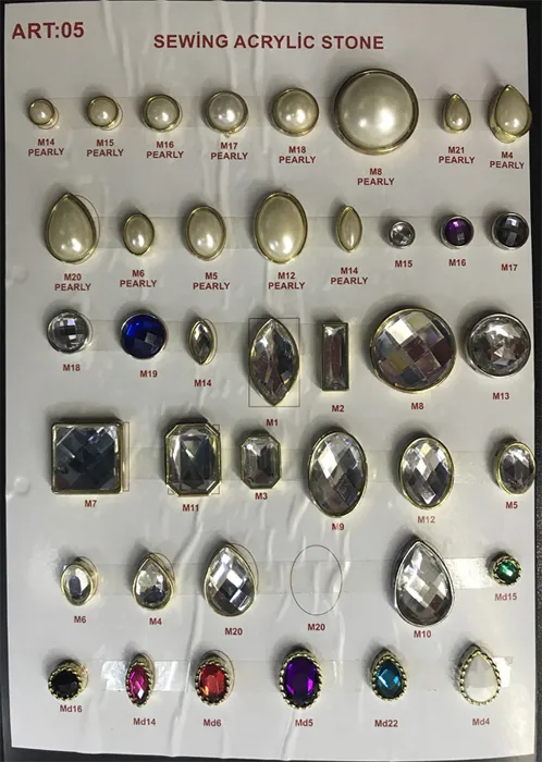 Sew-On Rhinestones – art. 05: W 15