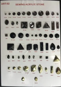 Sew-On Rhinestones – art. 02: TSK21