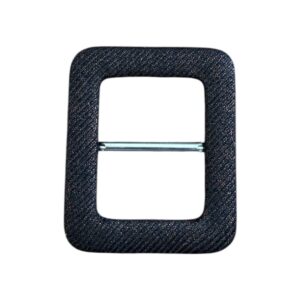 Potahované dlouhé obdélníkové přezky – 3 cm